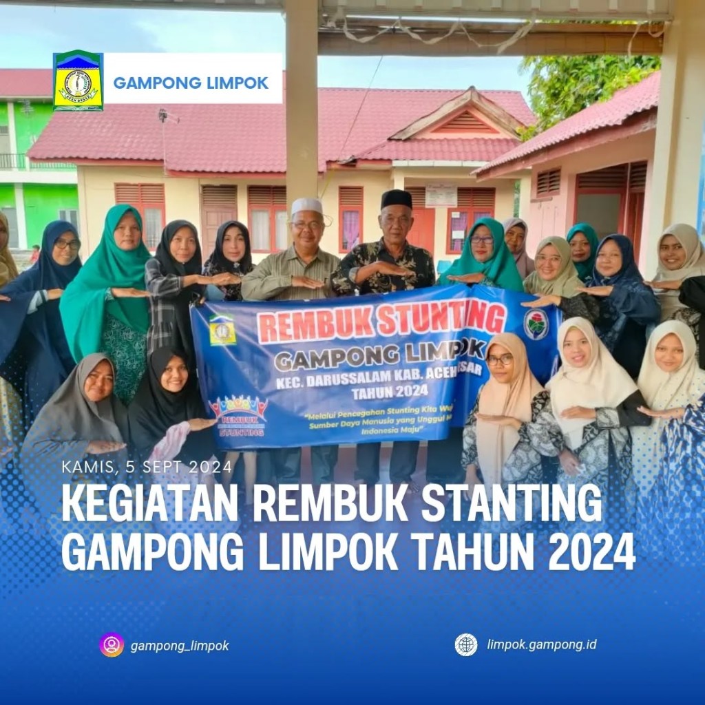 Kegiatan Rembuk Stanting Gampong Limpok Tahun 2024